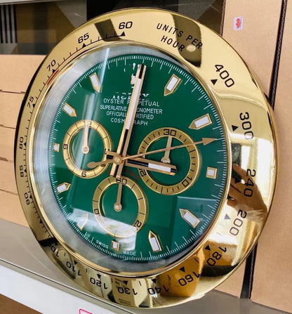Watch-Style Wall Clock – 14" Silent Luxury Edition