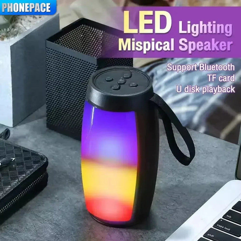 LED Bluetooth Speaker – Powerful Bass & Dynamic Light Show