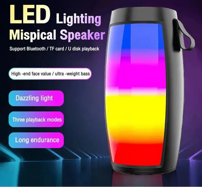 LED Bluetooth Speaker – Powerful Bass & Dynamic Light Show