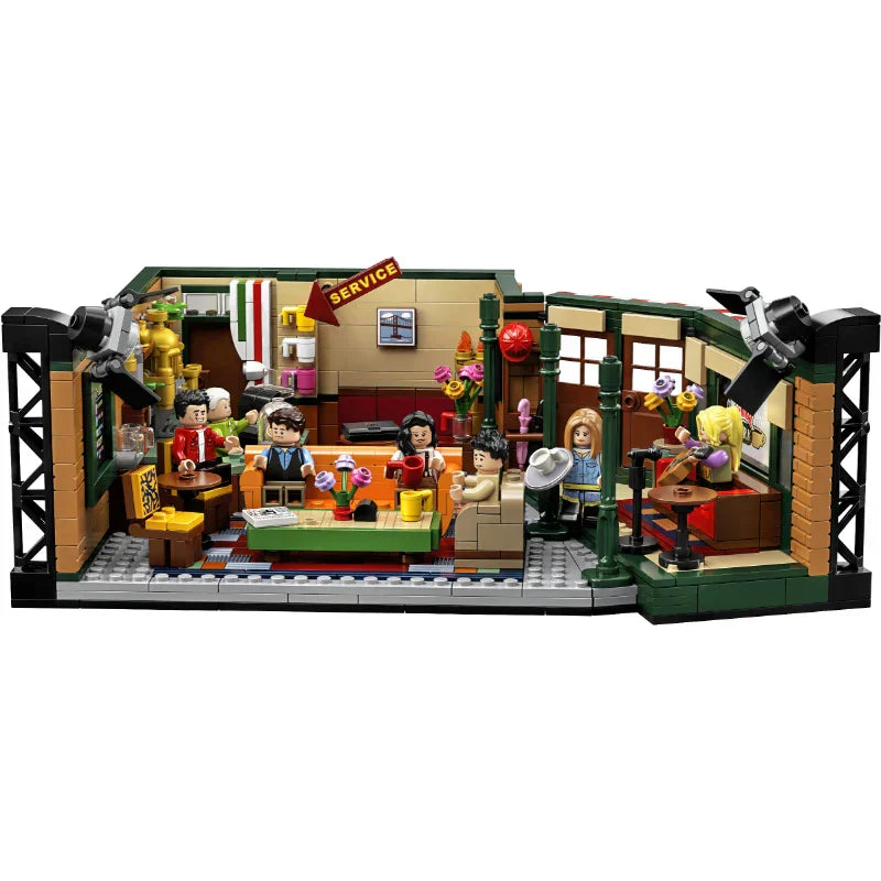 Classic Coffee Shop TV-Inspired Building Block Set