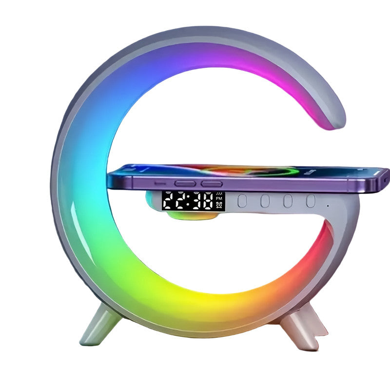 Wireless Bluetooth Speaker with RGB Light & Smart Alarm Clock