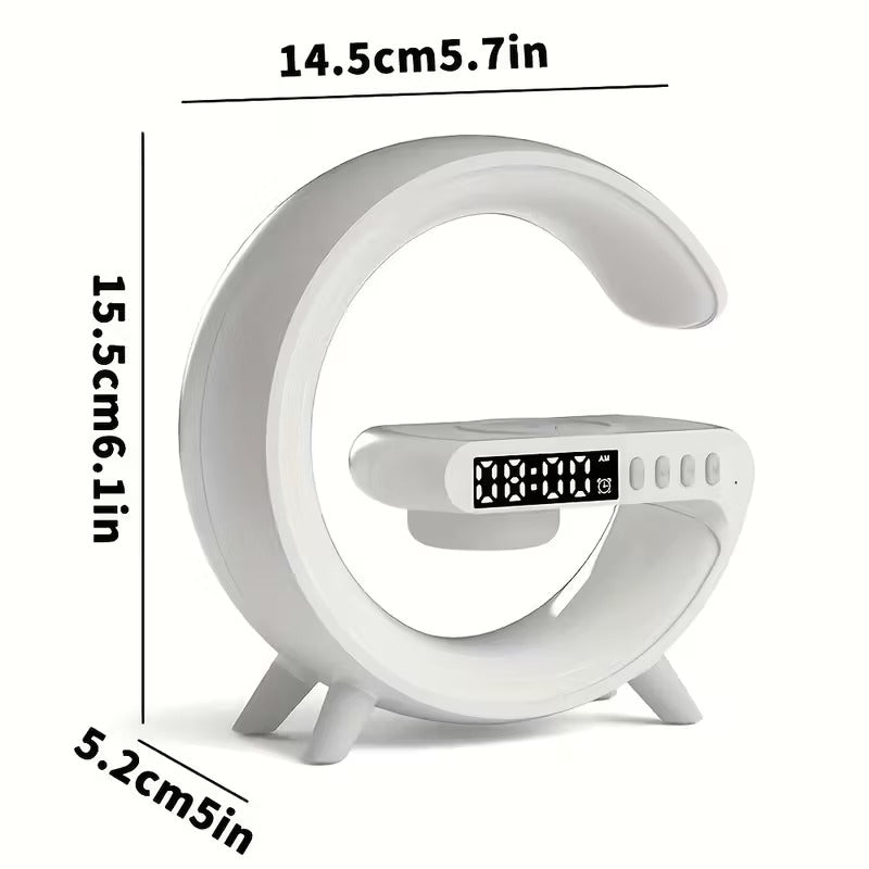 Wireless Bluetooth Speaker with RGB Light & Smart Alarm Clock