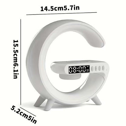 Wireless Bluetooth Speaker with RGB Light & Smart Alarm Clock