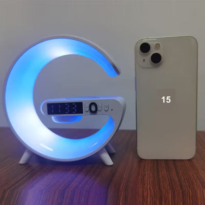Wireless Bluetooth Speaker with RGB Light & Smart Alarm Clock