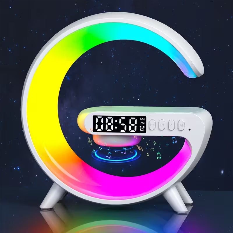 Wireless Bluetooth Speaker with RGB Light & Smart Alarm Clock