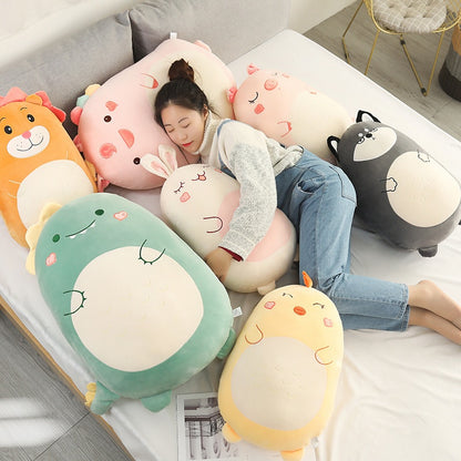 Squishmallow Plush Pillow 80cm Animal Dinosaur 60cm Unicorn Kawaii Doll