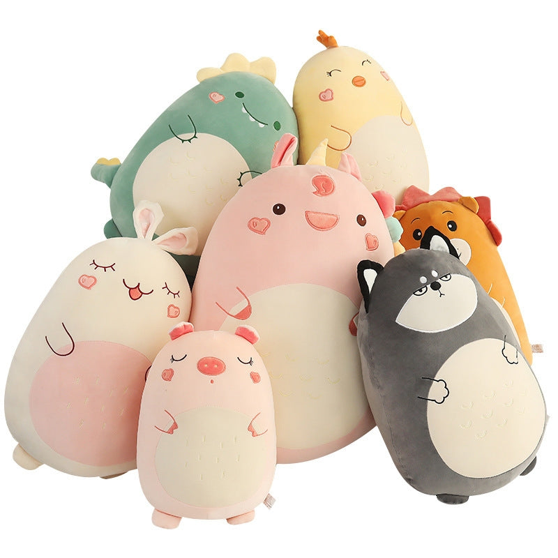 Squishmallow Plush Pillow 80cm Animal Dinosaur 60cm Unicorn Kawaii Doll