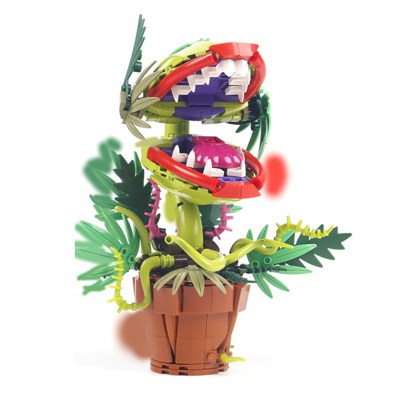 Audrey II Piranha Plant Building Block Set – 322 Pieces