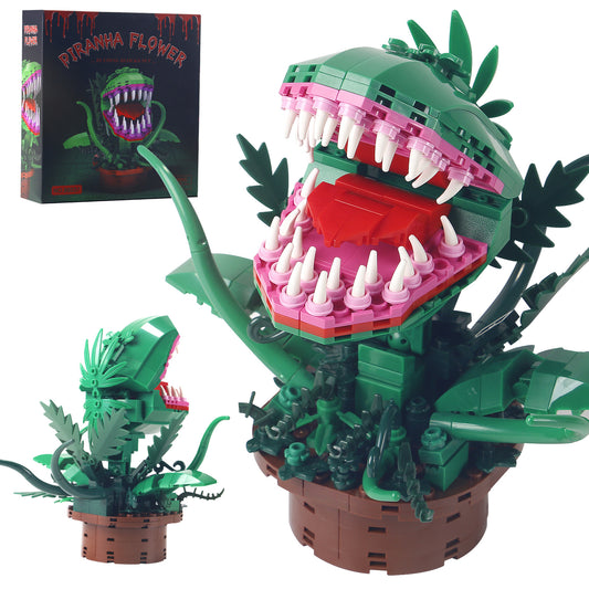 Movie-Inspired Carnivorous Plant Building Blocks Set (342 Pieces)