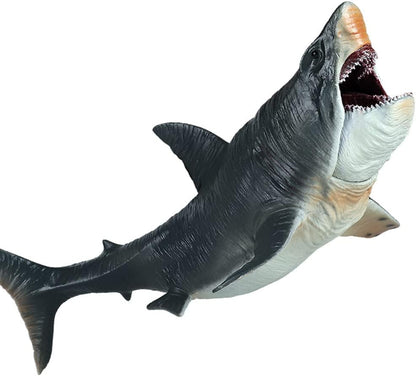 Megalodon Shark Toy Large Realistic Plastic Sea Animal Figure