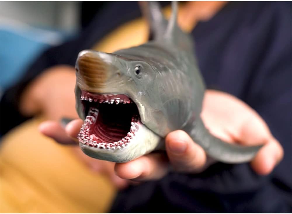 Megalodon Shark Toy Large Realistic Plastic Sea Animal Figure