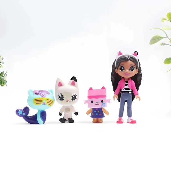 Gabby's Dollhouse 13-Piece Toy Figure Set for Kids Birthday Party Cake Decoration [JSR]