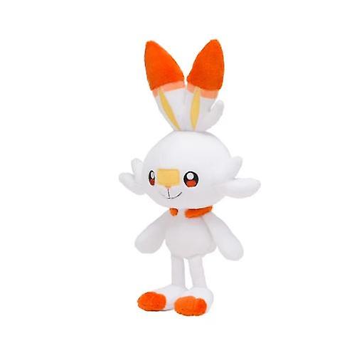 35cm Scorbunny Rabbit Plush Cute Sword Shield Anime Game Elf Doll
