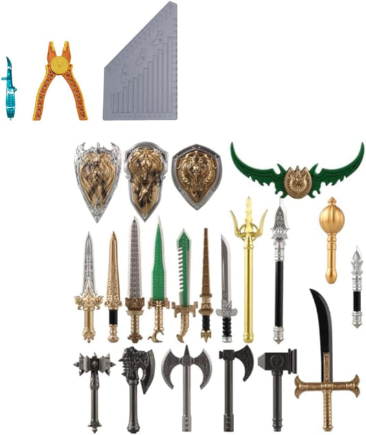 Medieval Weapon Pack – 21PCS Sword & Military Accessories for Building Blocks