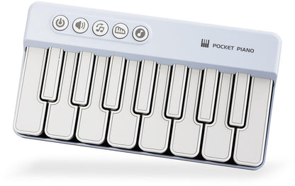 Mini Keyboard Piano - Piano for Kids - Toys for Children - Educational Toys - Portable Pocket Piano - Blue