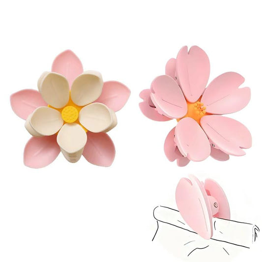 Cherry Blossom Fridge Magnets & Magnetic Clips – Decorative Whiteboard & Food Sealing Clips