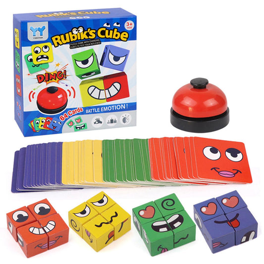Expression Puzzle Building Blocks – Face Changing Matching Game