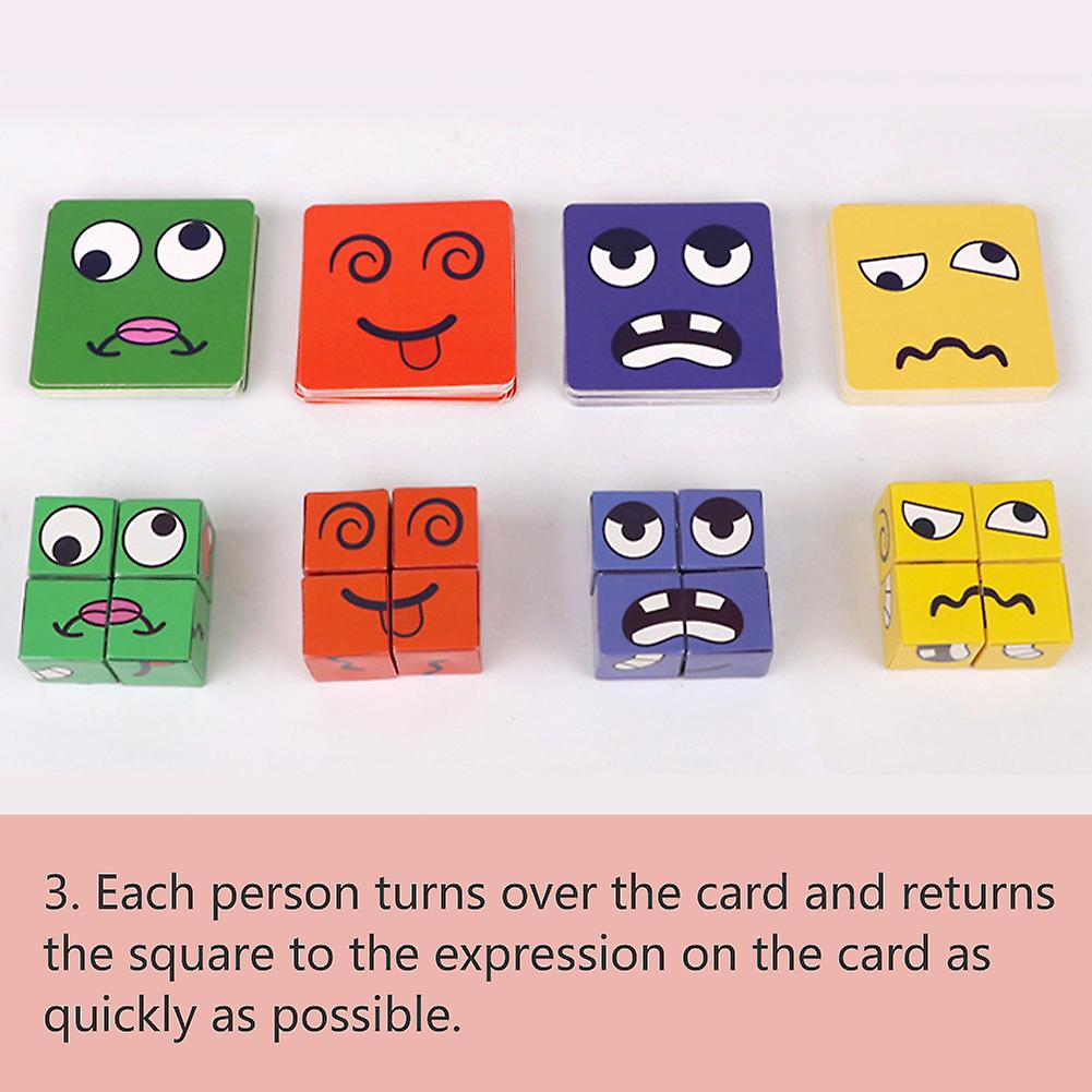 Expression Puzzle Building Blocks – Face Changing Matching Game