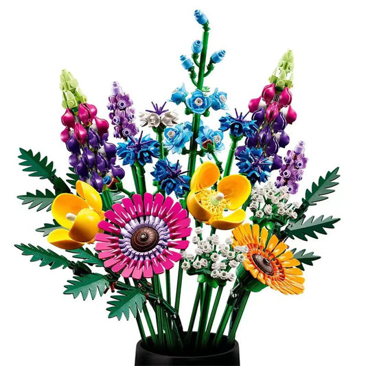 Wildflower Bouquet Building Kit (10313) – Botanical Collection (939 Pieces)
