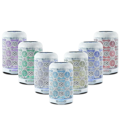 Activiva 260ml Metal Essential Oil and Aroma Diffuser-Vintage White