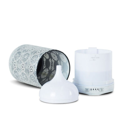 Activiva 260ml Metal Essential Oil and Aroma Diffuser-Vintage White