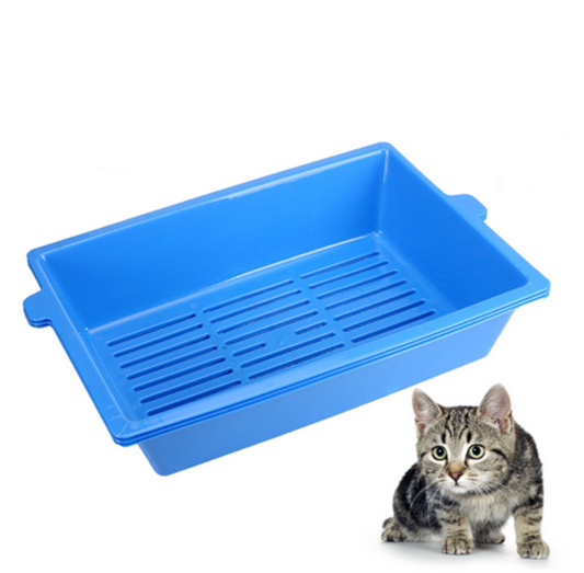 YES4PETS Lift & Sift Self-Cleaning Cat Litter Tray – Slotted Sifting System – No Scoop Required