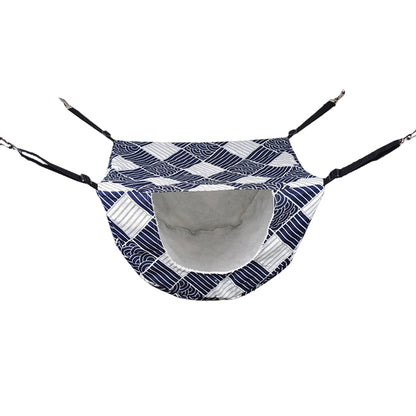Cat Hanging Hammock Bed – Soft Cage Nest for Small Pets - Blue Whale