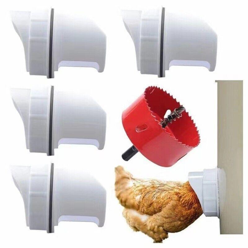 Poultry DIY PVC Gravity-Fed Chicken Feeder Kit