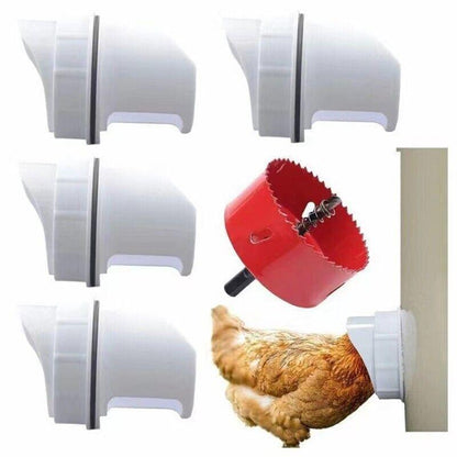 Poultry DIY PVC Gravity-Fed Chicken Feeder Kit