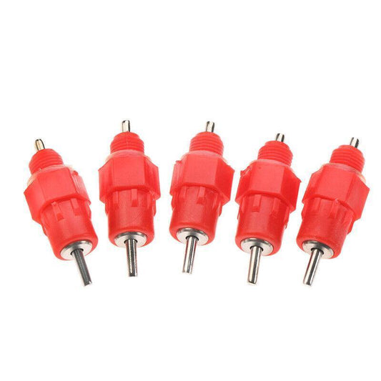 10 PCS Automatic Nipple Water Valves for Poultry & Ducks
