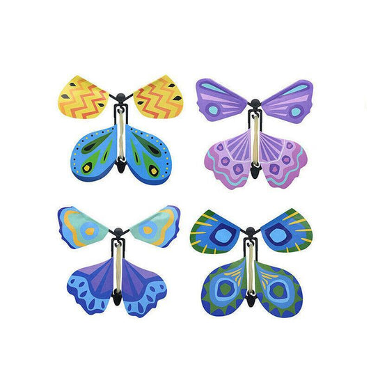 Magic Flying Butterfly Toy Anniversary Greeting Card Birthday Wedding - 10PCS