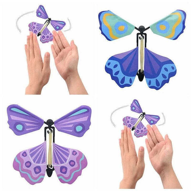 Magic Flying Butterfly Toy Anniversary Greeting Card Birthday Wedding - 10PCS