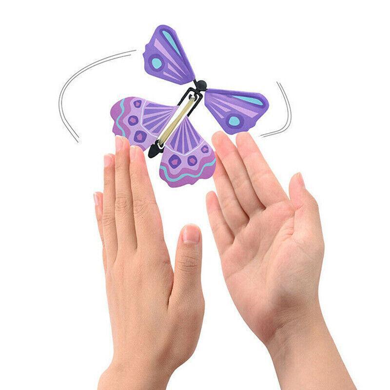 Magic Flying Butterfly Toy Anniversary Greeting Card Birthday Wedding - 10PCS