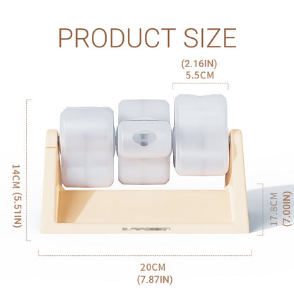 Cat Puzzle Feeder Toy – Rotating Treat Dispenser