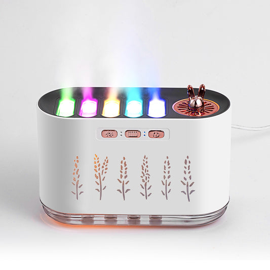 White Dynamic Color Changing Humidifier - Sound Control & Auto Shut-Off