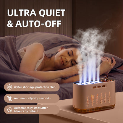 Pink Dynamic Color Changing Humidifier - Sound Control & Auto Shut-Off