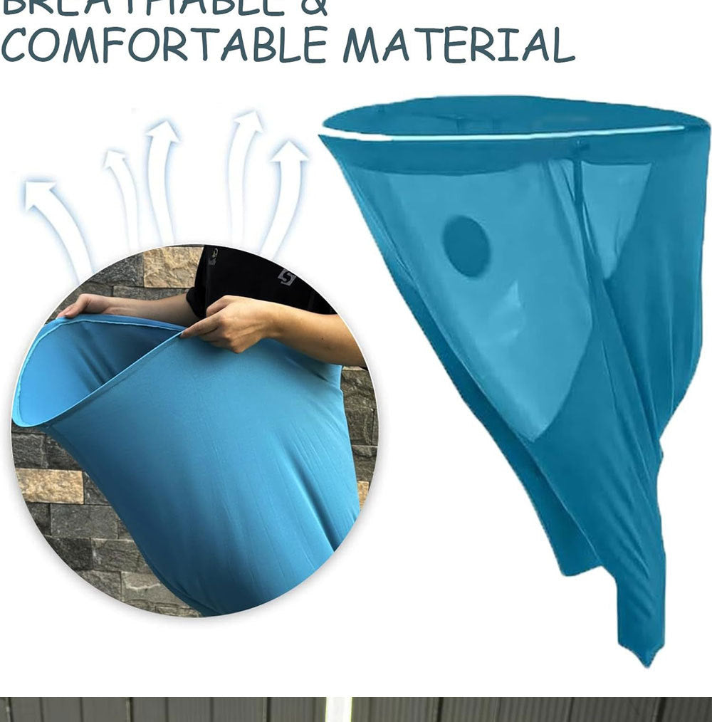 Blue Granny Pants Yard Game for Kids - Durable Outdoor Tossing Activity with Ball and Pump - 60x80cm Fun Backyard Game for Australian Family BBQs