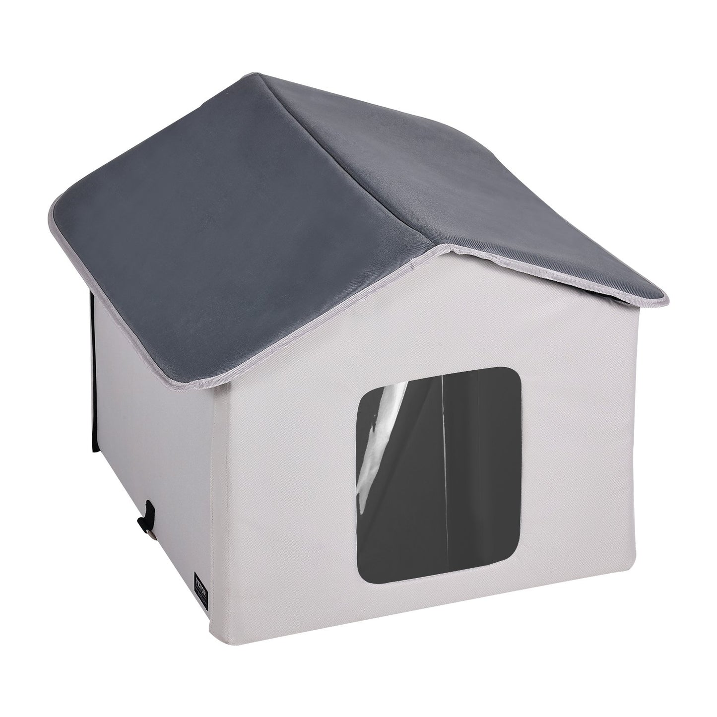 VEVOR Heated Cat House – 30W Outdoor Waterproof Cat Shelter with Thermostat & Insulated Design (600D Oxford Cloth)