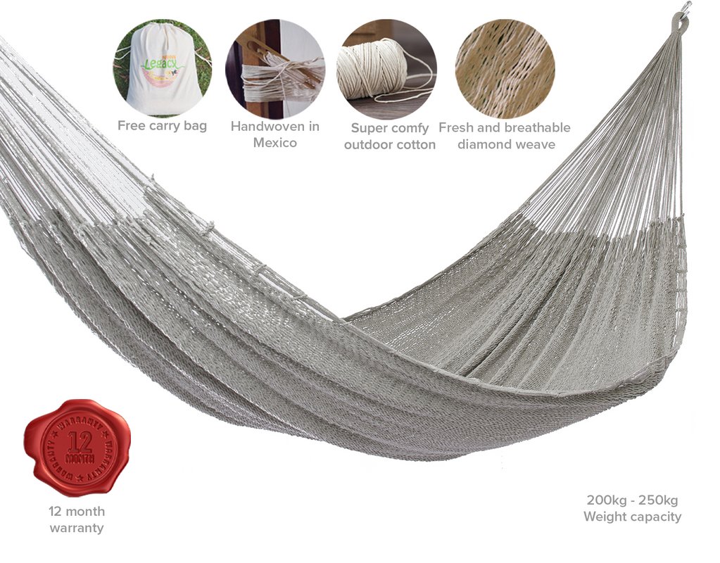 Mayan Legacy King Size Outdoor Cotton Hammock – Dream Sands