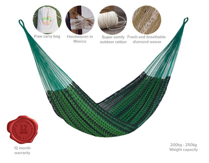 Mayan Legacy King Size Outdoor Cotton Hammock – Jardin